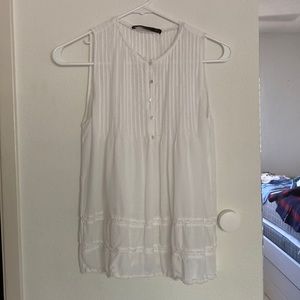 Zara Trafaluc Sleeveless Babydoll Top